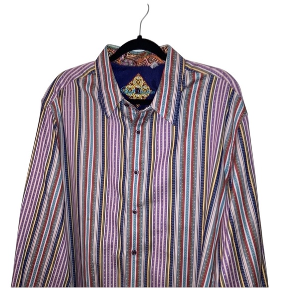 Robert Graham Long Sleeve Button Up SZ 2XL - Picture 4 of 12
